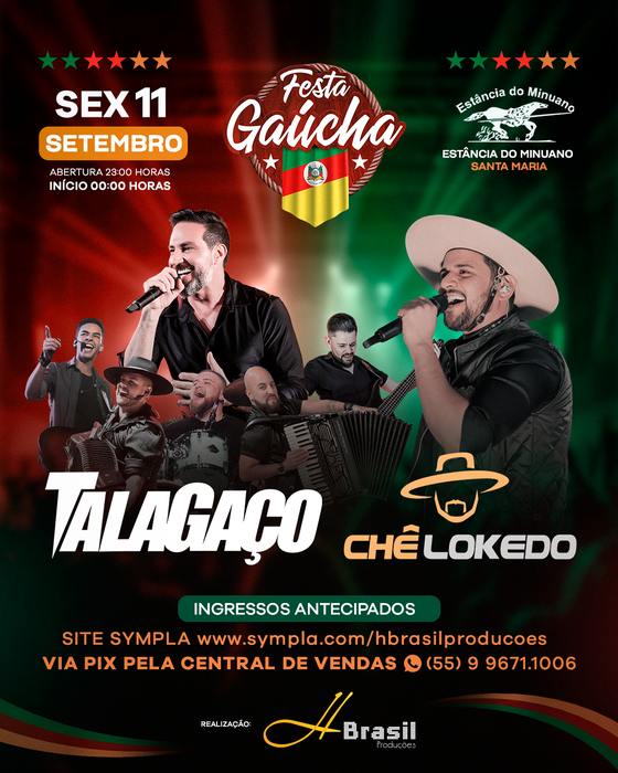 Flyer Festa Gaúcha 11 de setembro