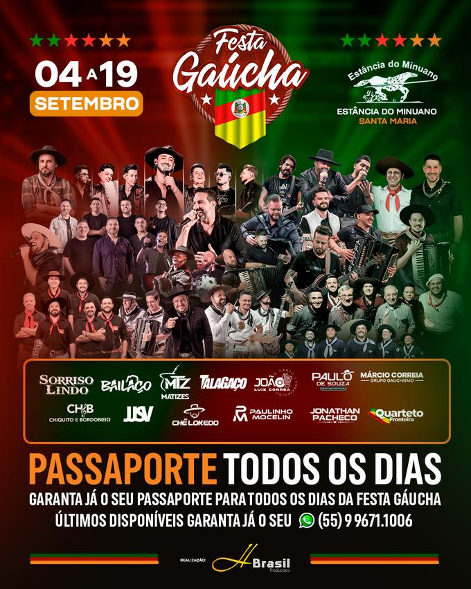 Passaporte Festa Gaúcha — todos os dias