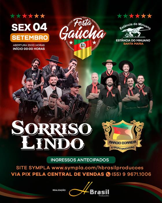 Flyer Festa Gaúcha 04 de setembro