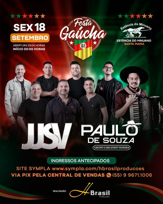 Flyer Festa Gaúcha 18 de setembro